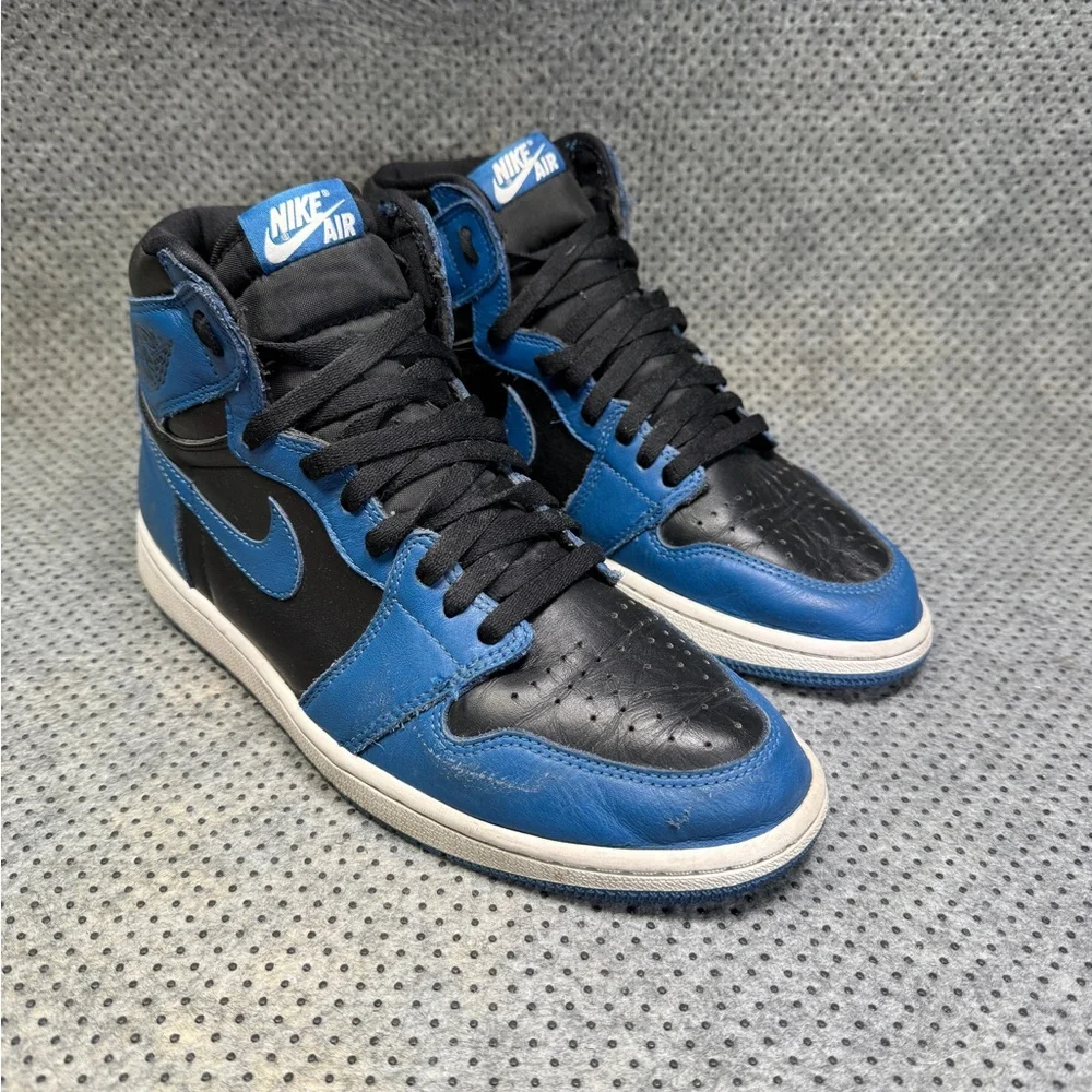 Jordan 1 High Dark Marina Blue Shoes Size 9 Men’s